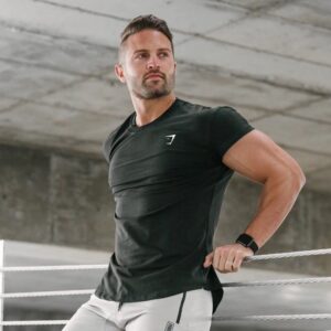 T-shirt skinny extensible pour la musculation